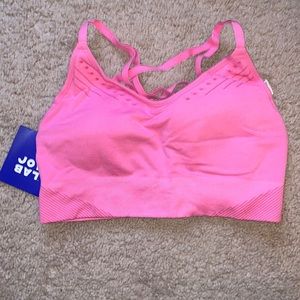 Joy Lab pink sports bra/workout top